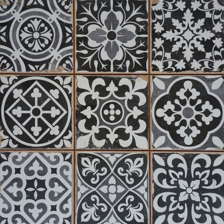 Orientalske patchworkfliser 33x33 cm – til vægge og gulve