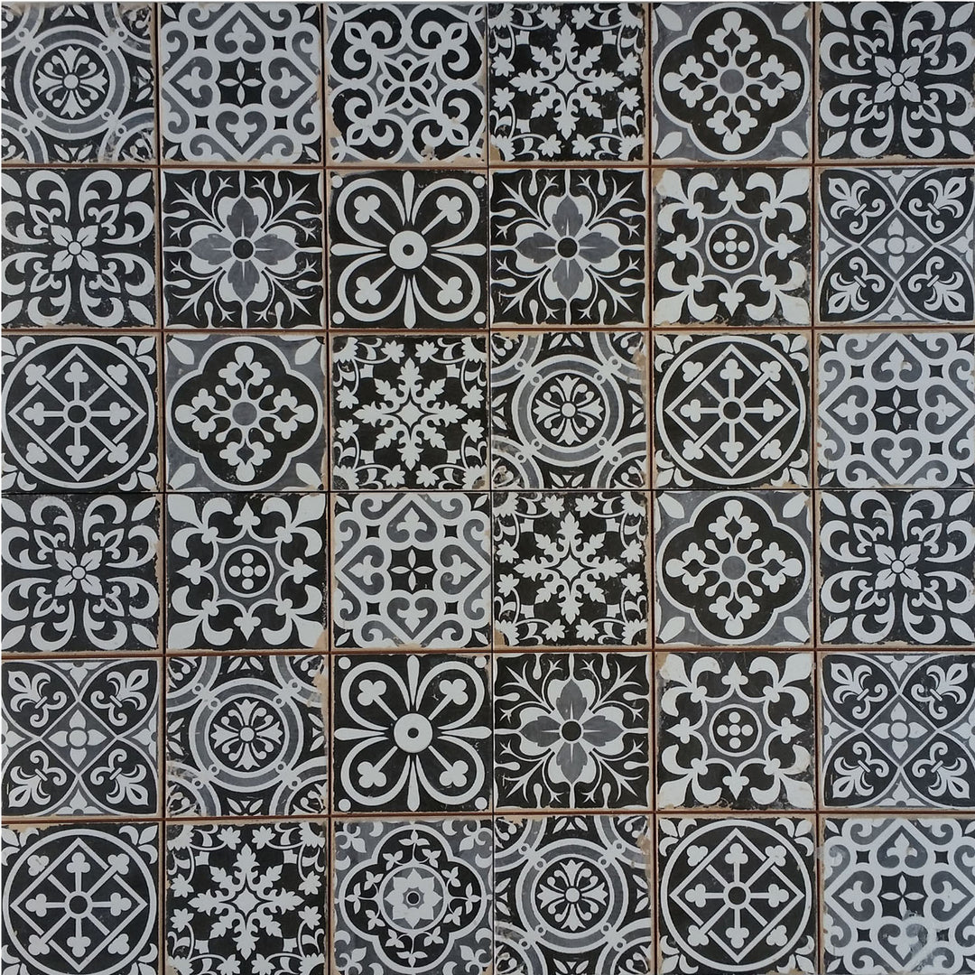 Orientalske patchworkfliser 33x33 cm – til vægge og gulve