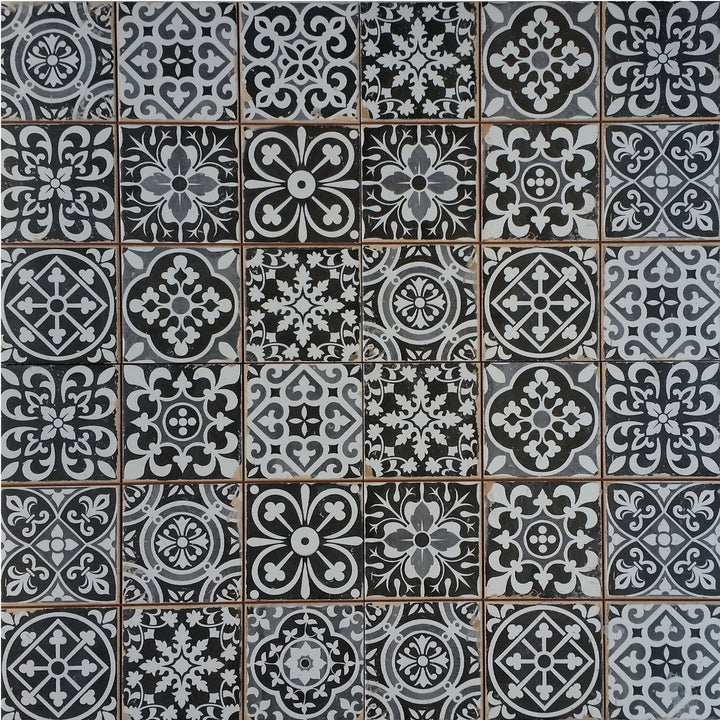 Orientalske patchworkfliser 33x33 cm – til vægge og gulve