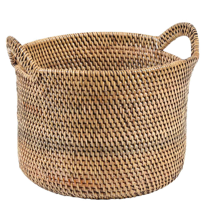 Rattan kurv Elie brun med hank