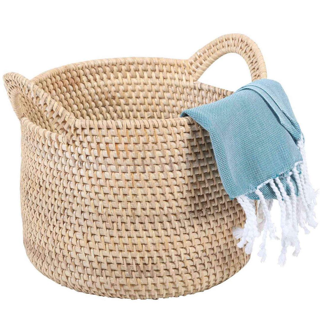 Rattan kurv Elie Natural med hank