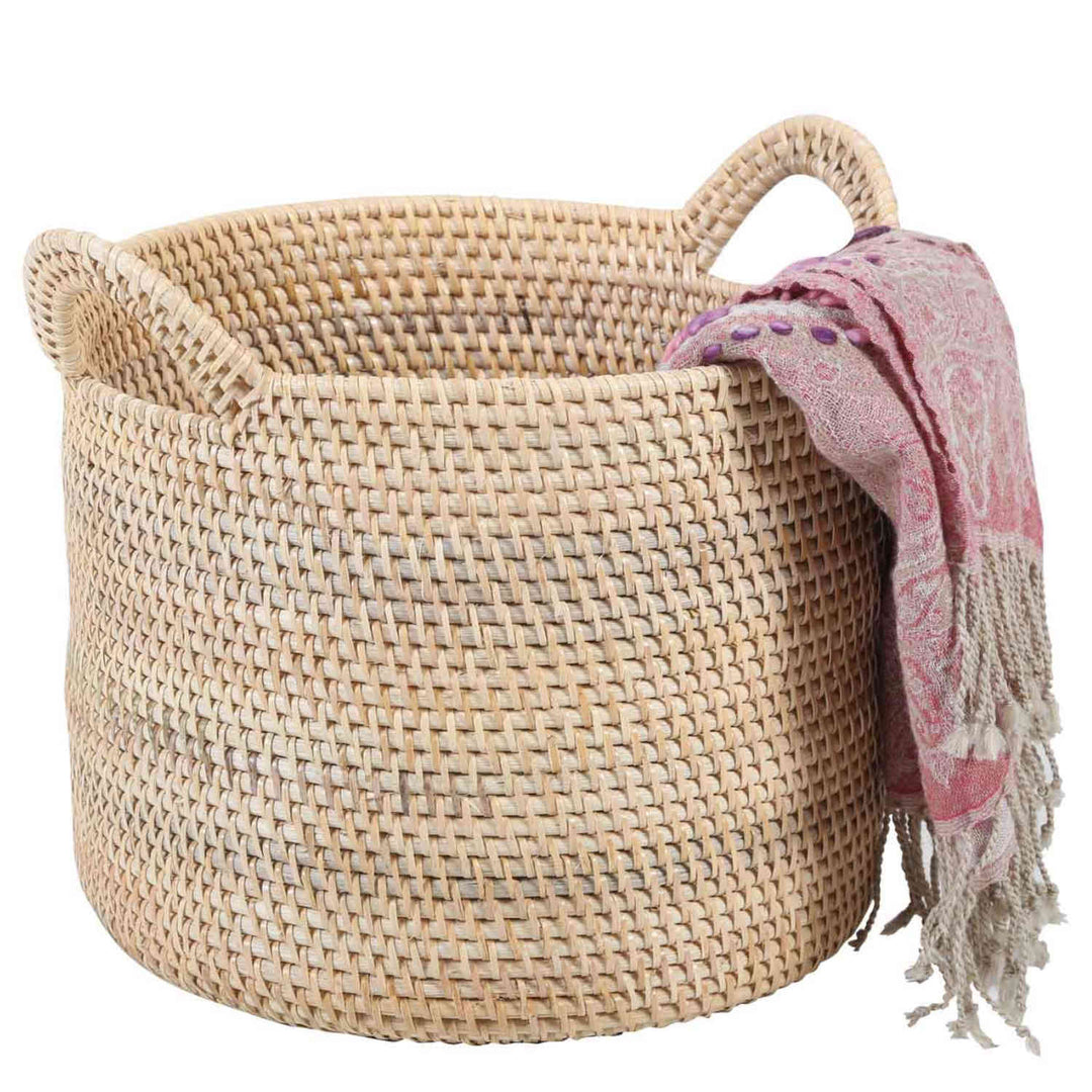 Rattan kurv Elie Natural med hank
