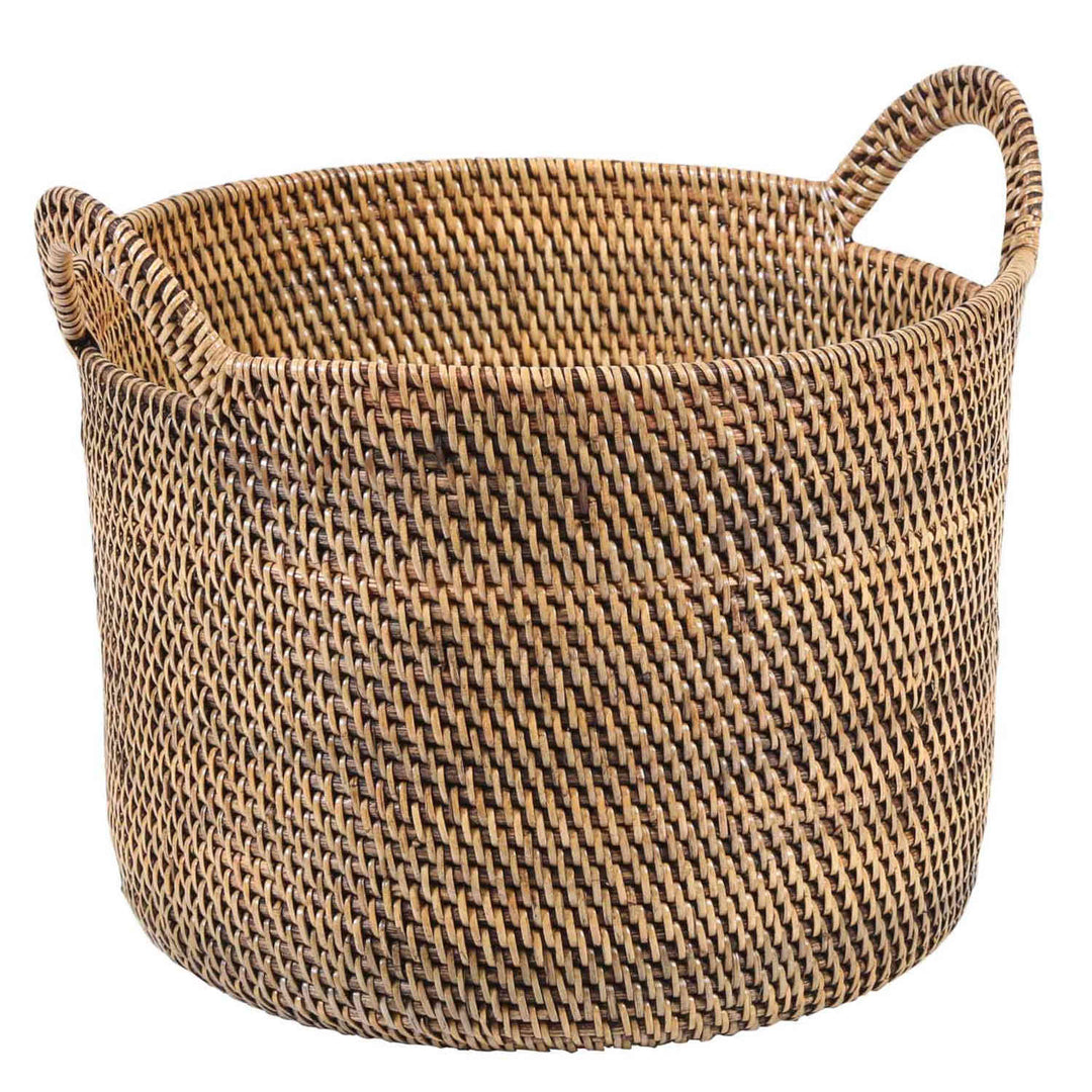 Rattan kurv Elie brun med hank