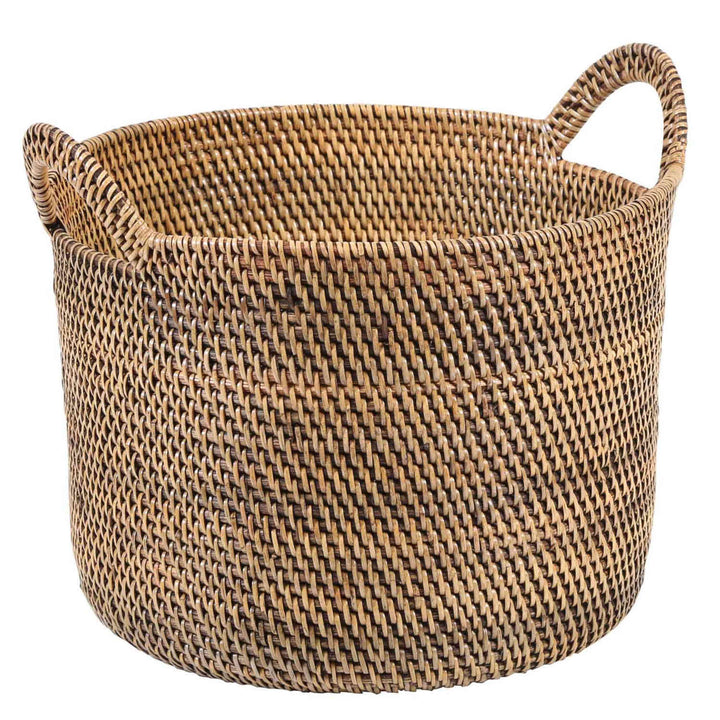 Rattan kurv Elie brun med hank