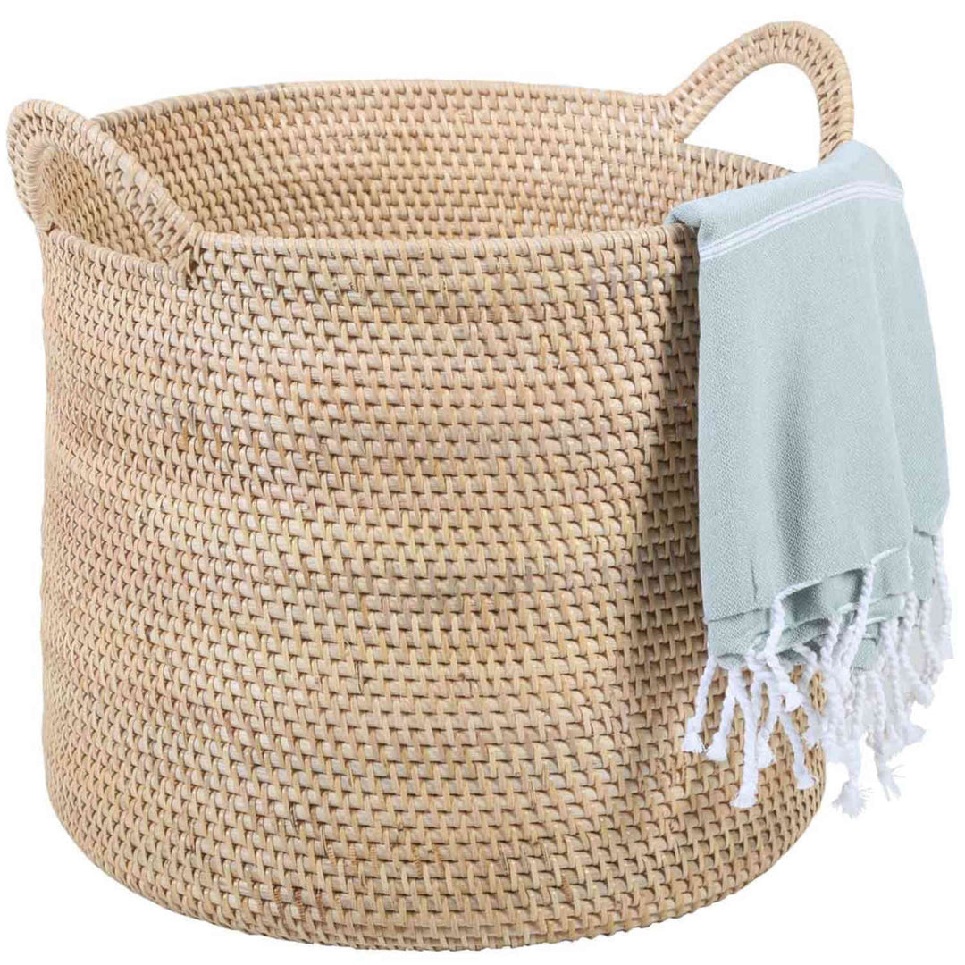 Rattan kurv Elie Natural med hank