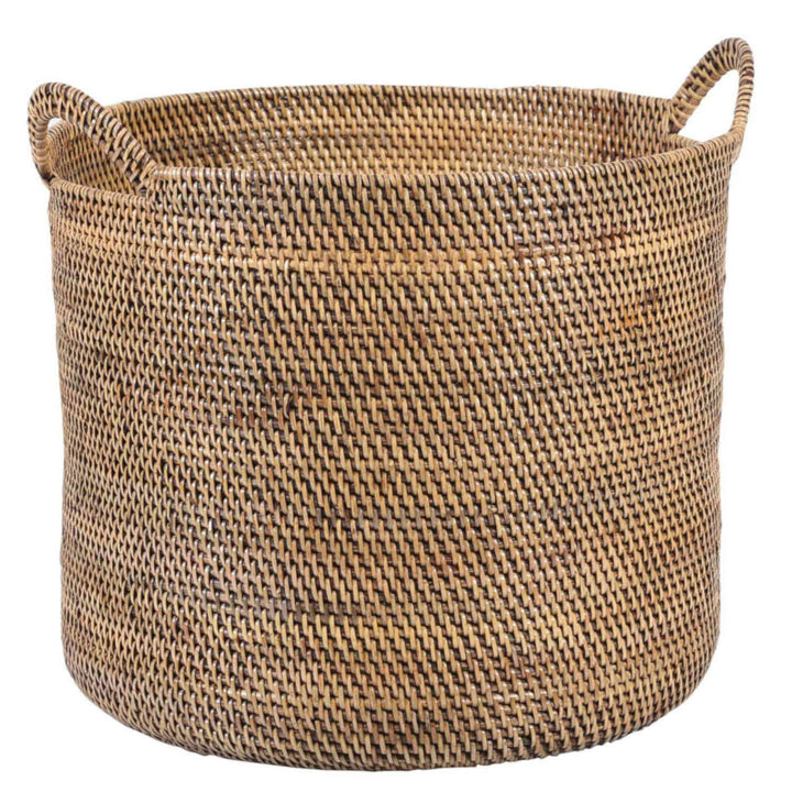Rattan kurv Elie brun med hank
