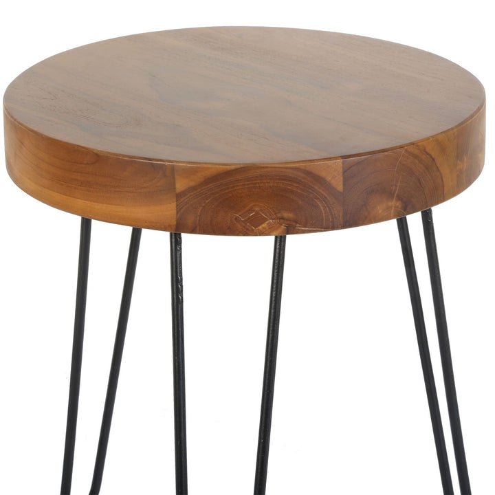 Teak sidebord Ella med hårnåle ben