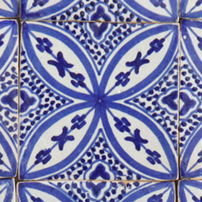 Håndmalet flise - Middelhavs Azulejo indretning