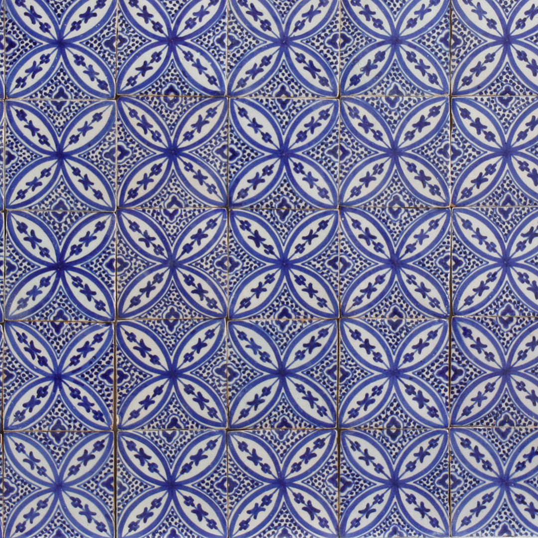 Håndmalet flise - Middelhavs Azulejo indretning