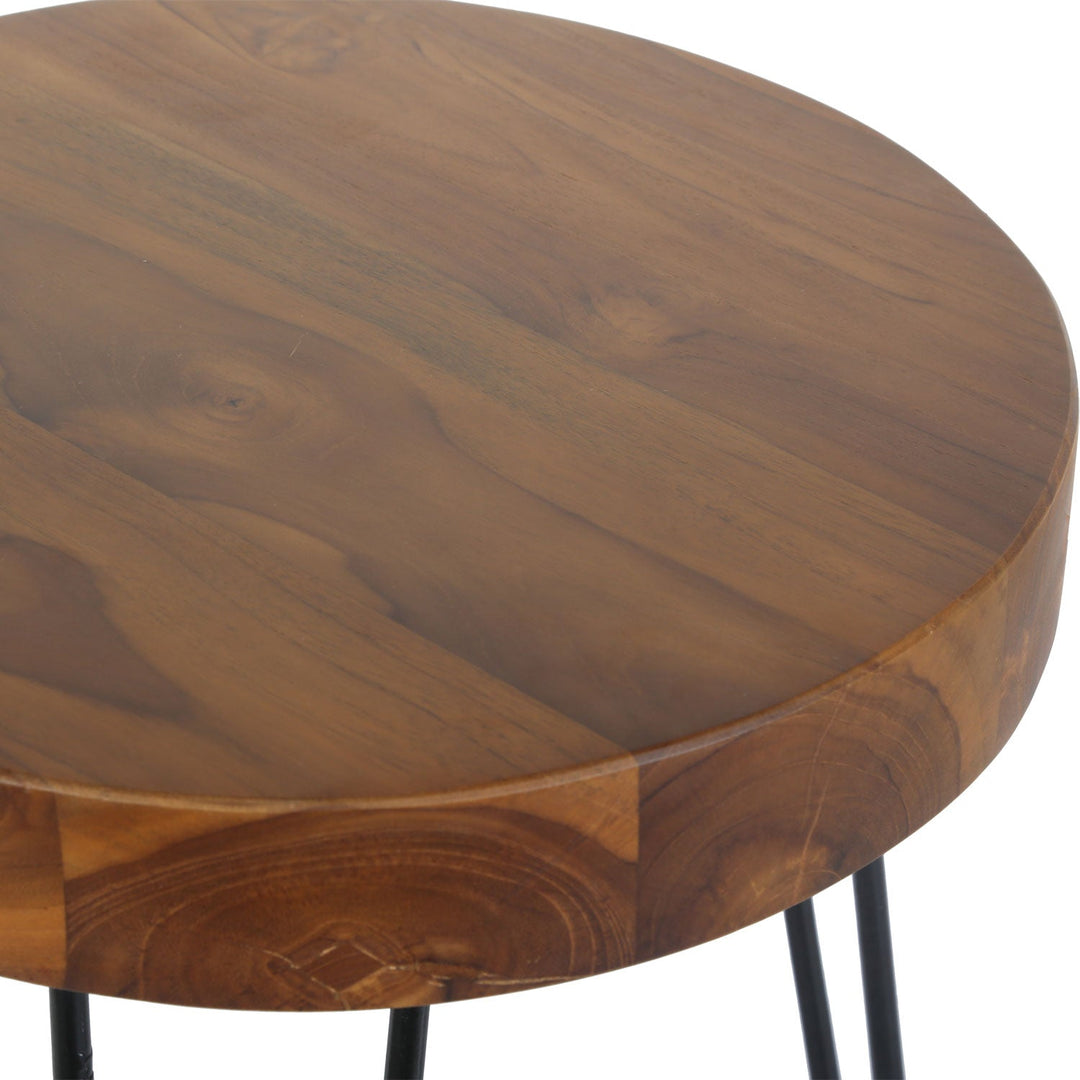 Teak sidebord Ella med hårnåle ben