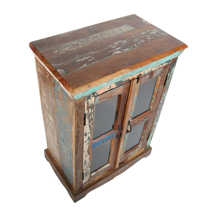 Kommode af genvundet træ Shabby Chic