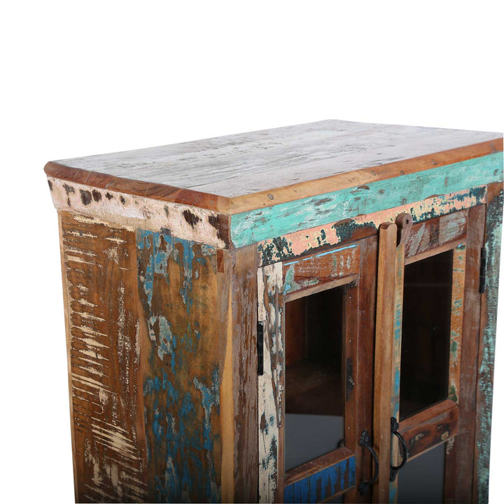 Kommode af genvundet træ Shabby Chic