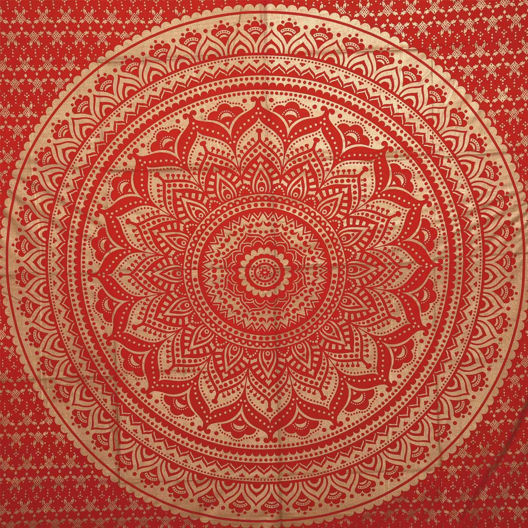 Sengetæppe Mandala Amba 140