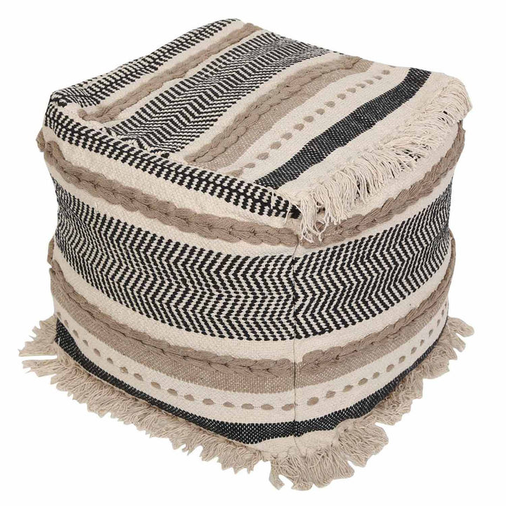 Boho kube sæde puf Kara