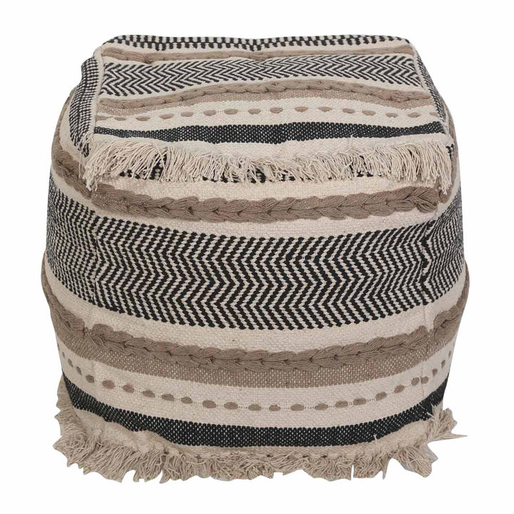 Boho kube sæde puf Kara