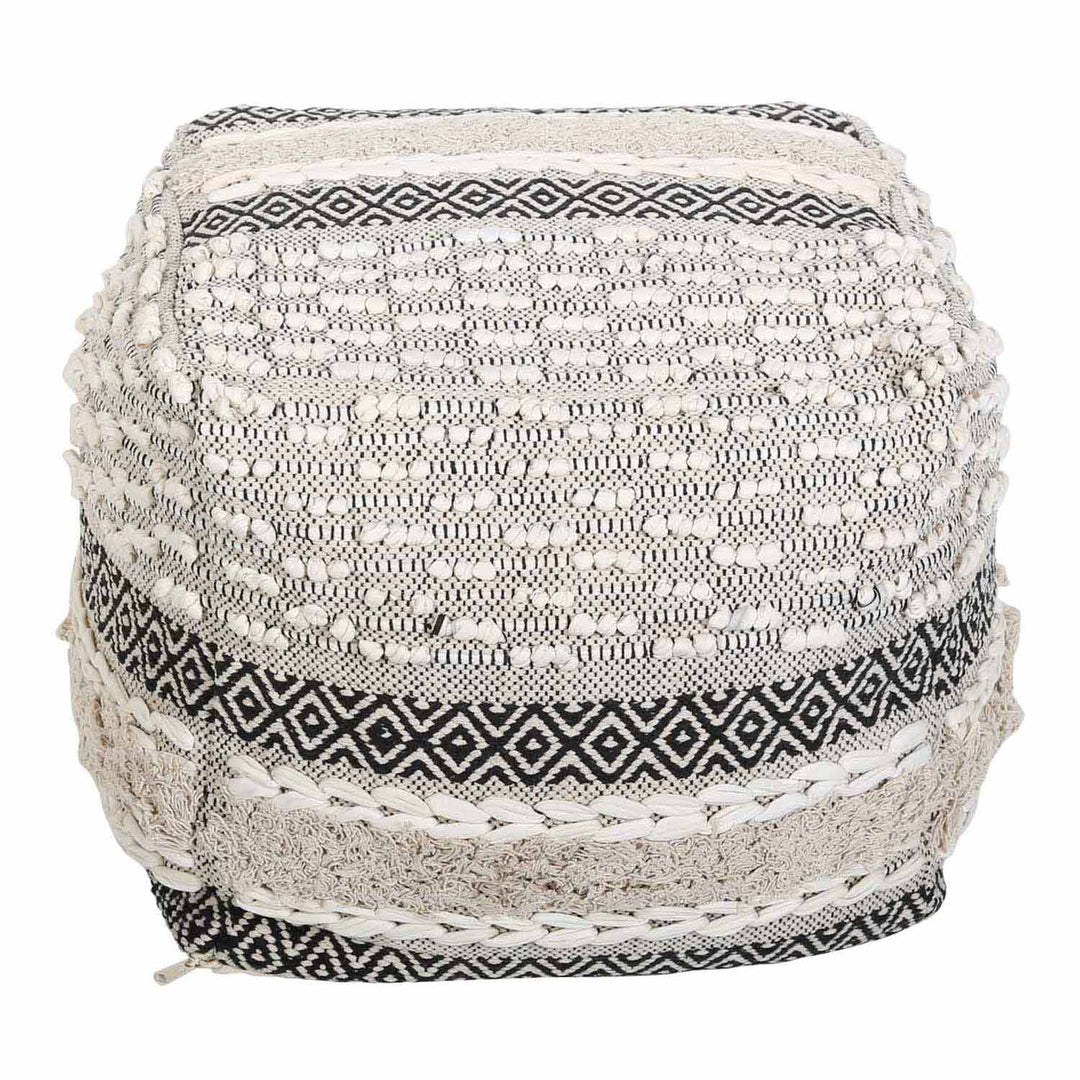 Boho kube sæde puf Mara