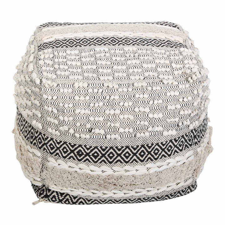 Boho kube sæde puf Mara