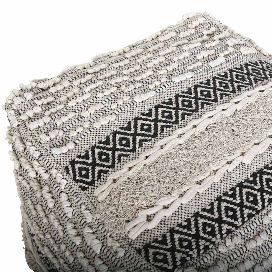 Boho kube sæde puf Mara
