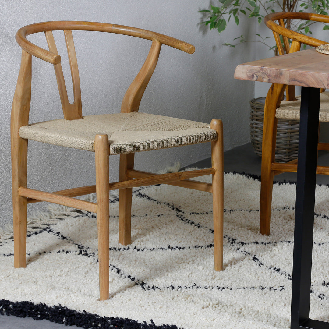 Spisestuestol beige
