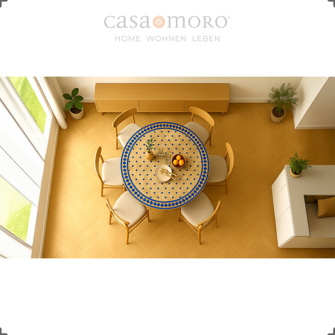 Havebord rundt 120cm