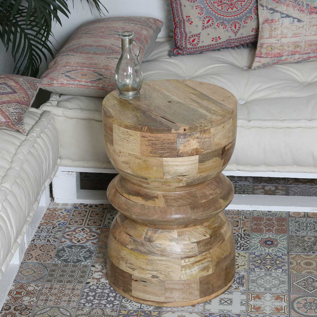 Orientalsk skammel Milano Natural