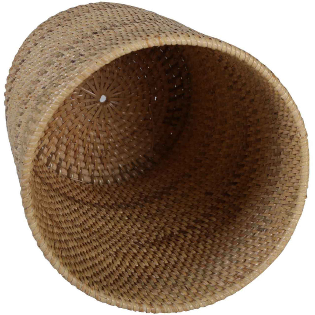 Papirkurv lavet af rattan Nila Natur