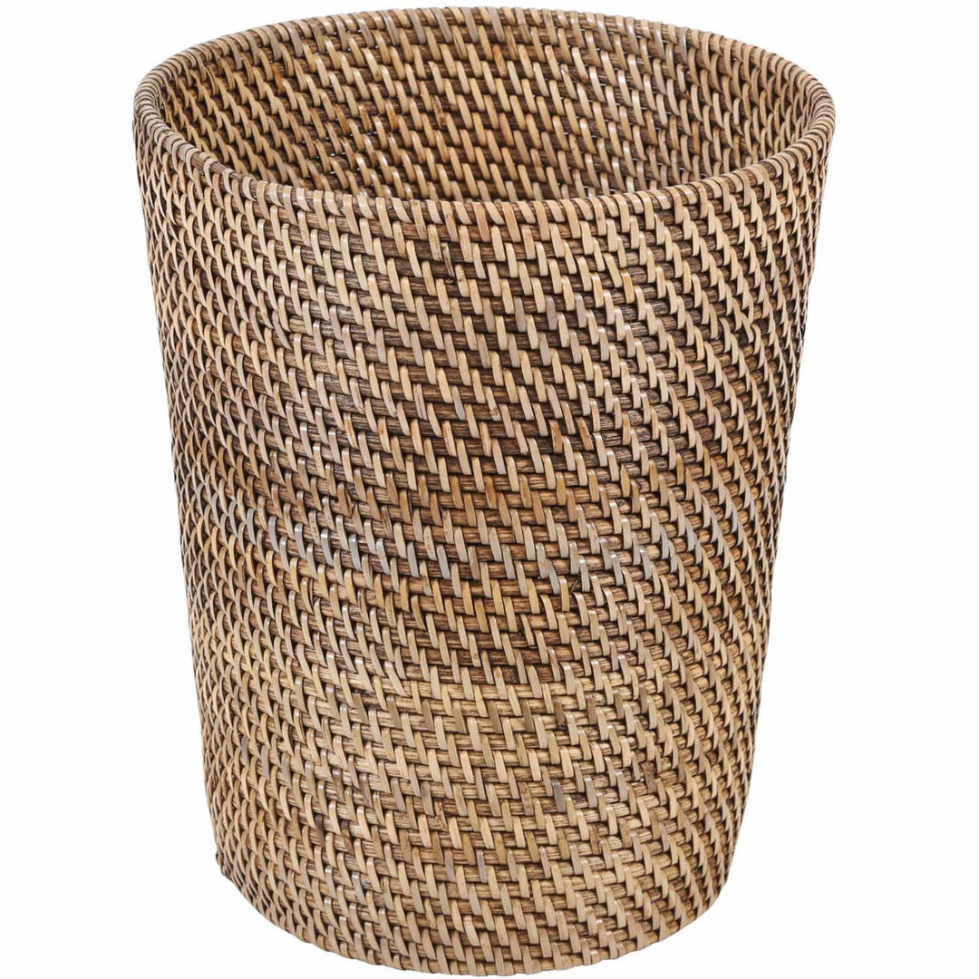 Papirkurv lavet af rattan Nila Light Brown