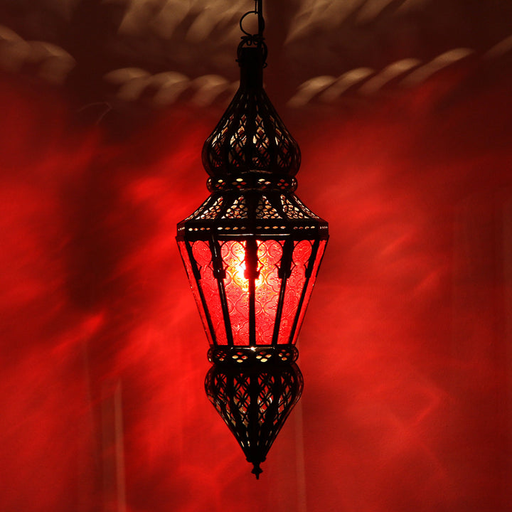 Loftslampe Nura rød