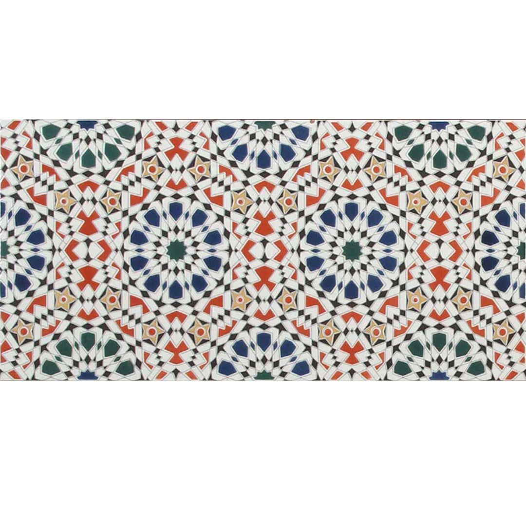 Marokkanske vægfliser 50x25 cm – mosaik
