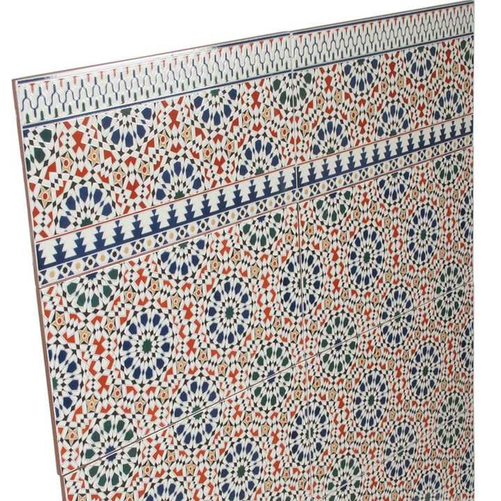 Marokkanske vægfliser 50x25 cm – mosaik