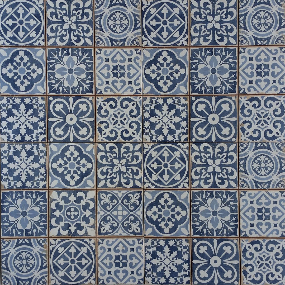 Marokkanske Patchwork Retro Fliser 33x33 cm – Vintage