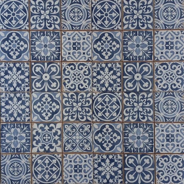 Marokkanske Patchwork Retro Fliser 33x33 cm – Vintage
