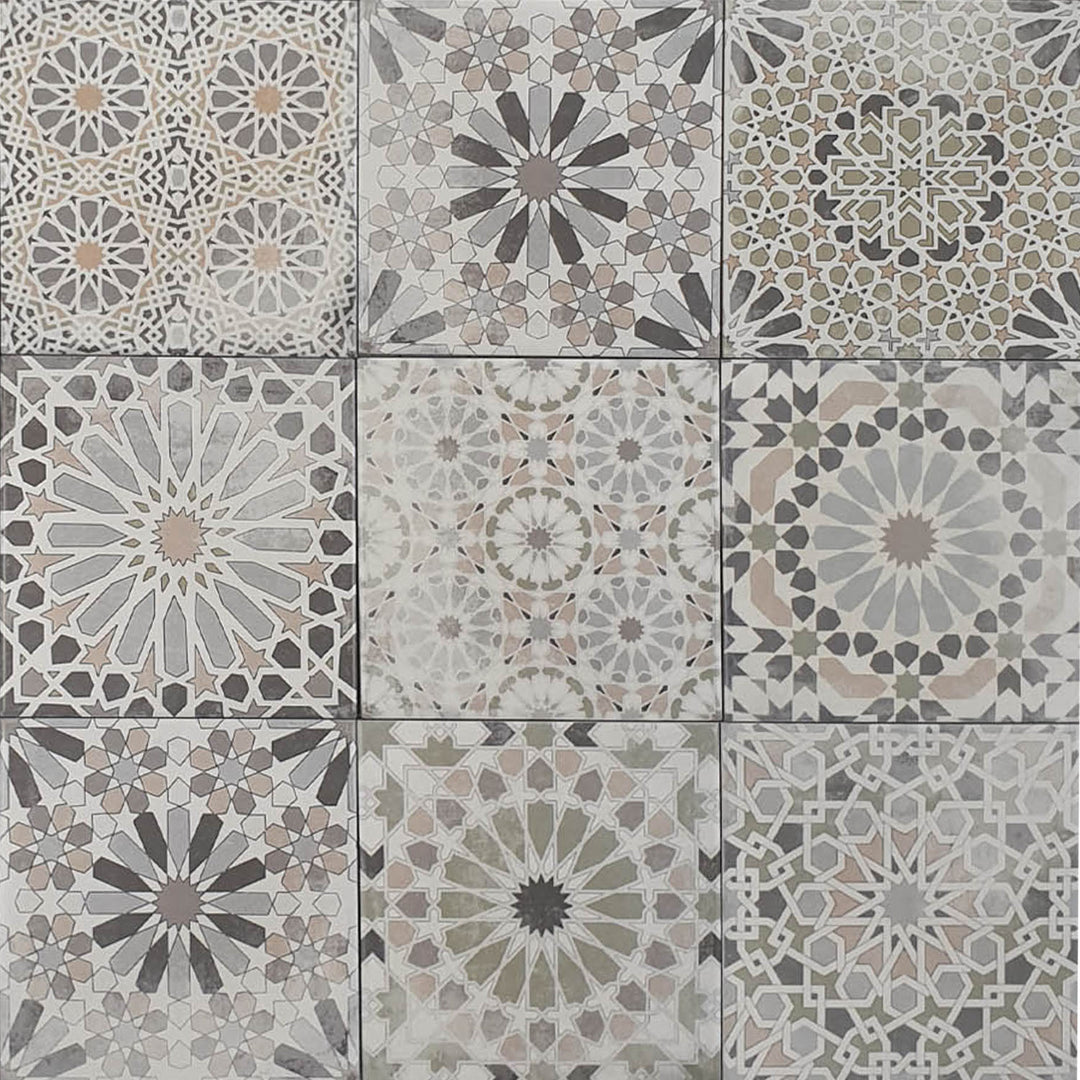 Marokkanske Patchwork fliser Arabesque