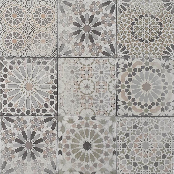 Marokkanske Patchwork fliser Arabesque