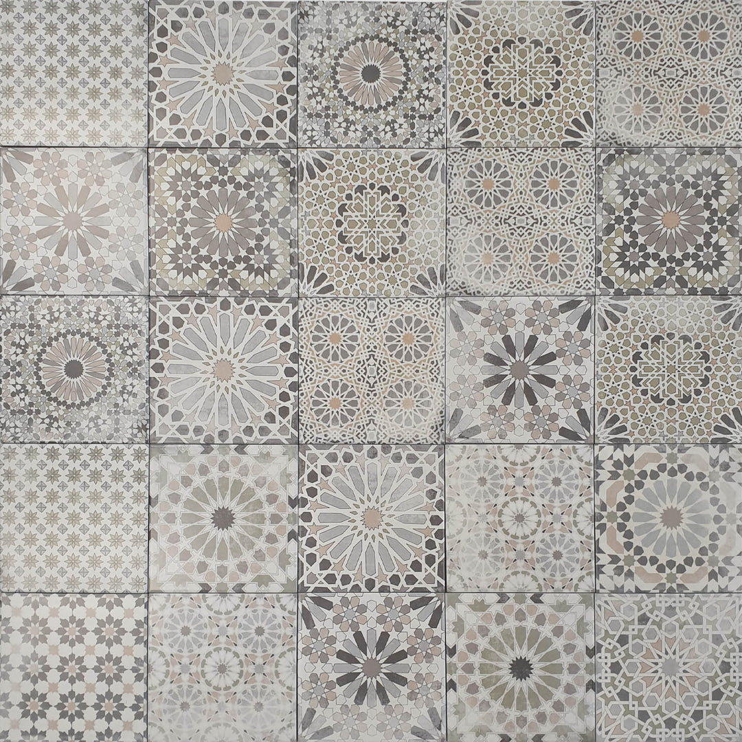Marokkanske Patchwork fliser Arabesque