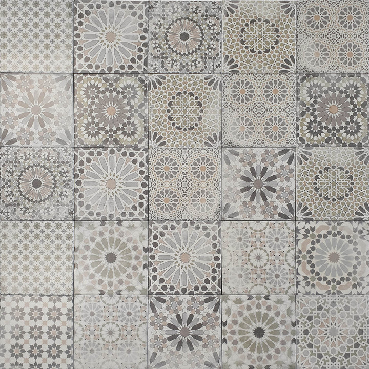 Marokkanske Patchwork fliser Arabesque