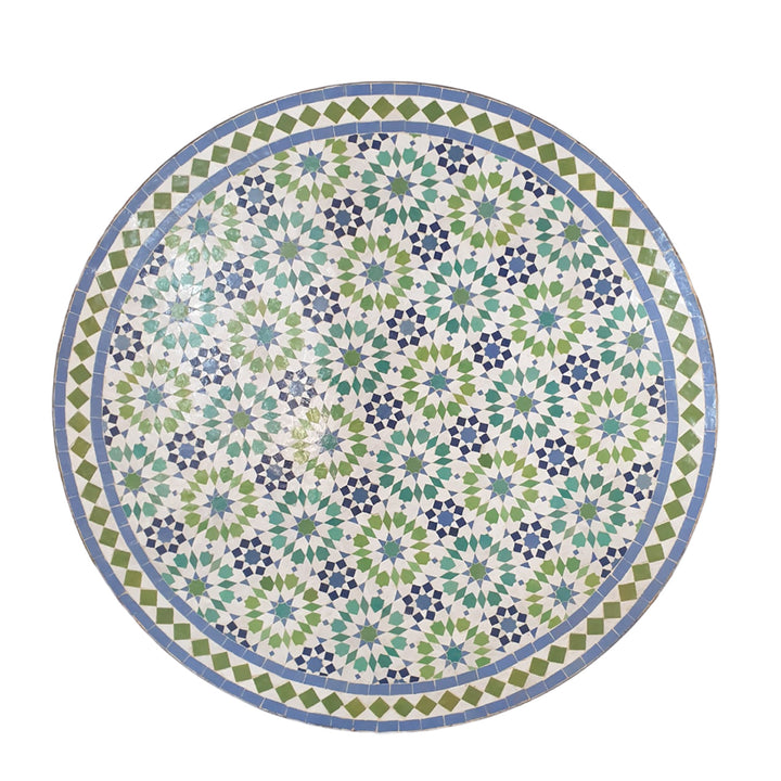 Mosaikbord D100 Ankabut Blågrøn