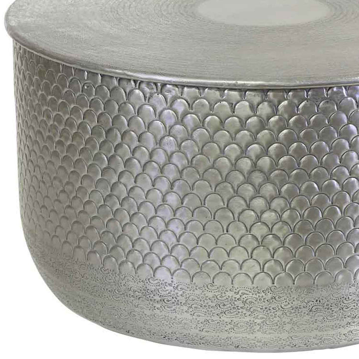 Orientalischer Beistelltisch Alava Silber