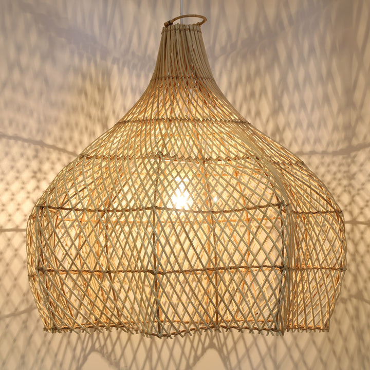 Rattan lampe Manohara