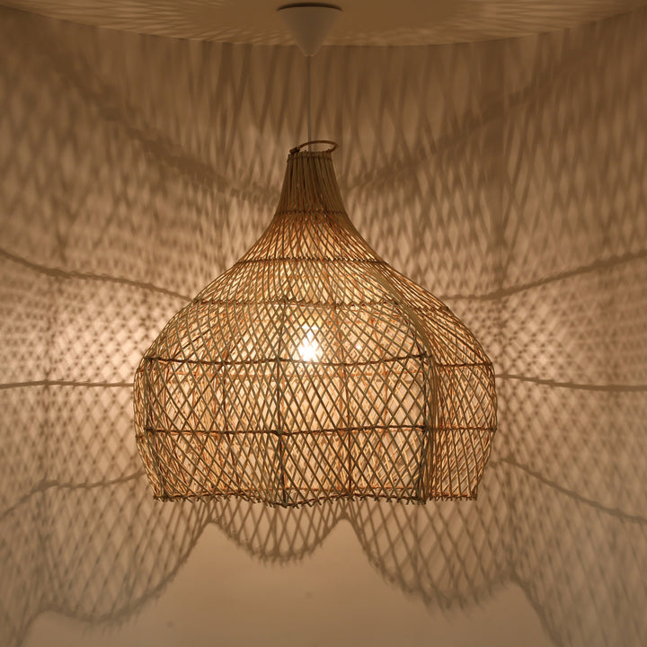Rattan lampe Manohara
