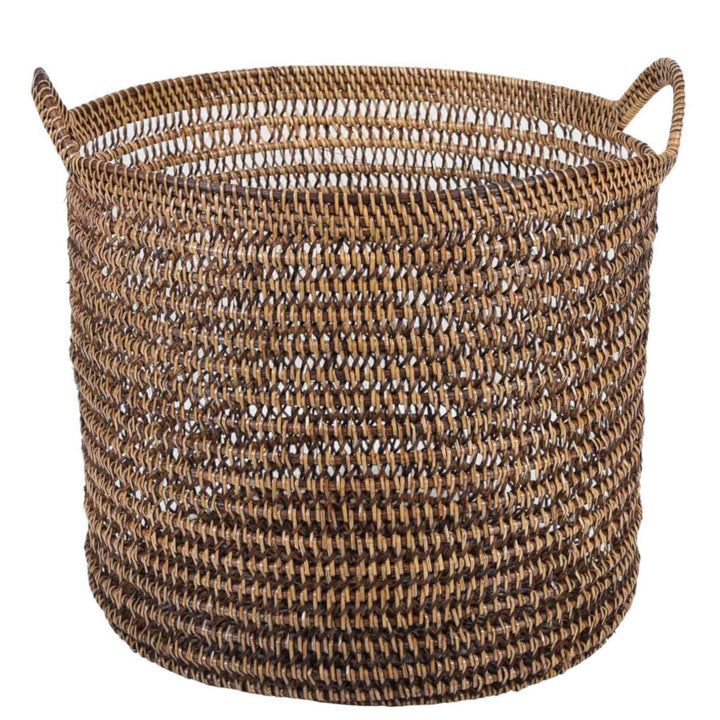 Rattan kurv Eda brun med hank