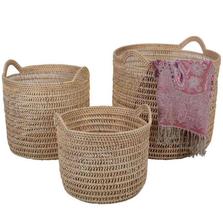 Rattan kurv Eda natur med hank