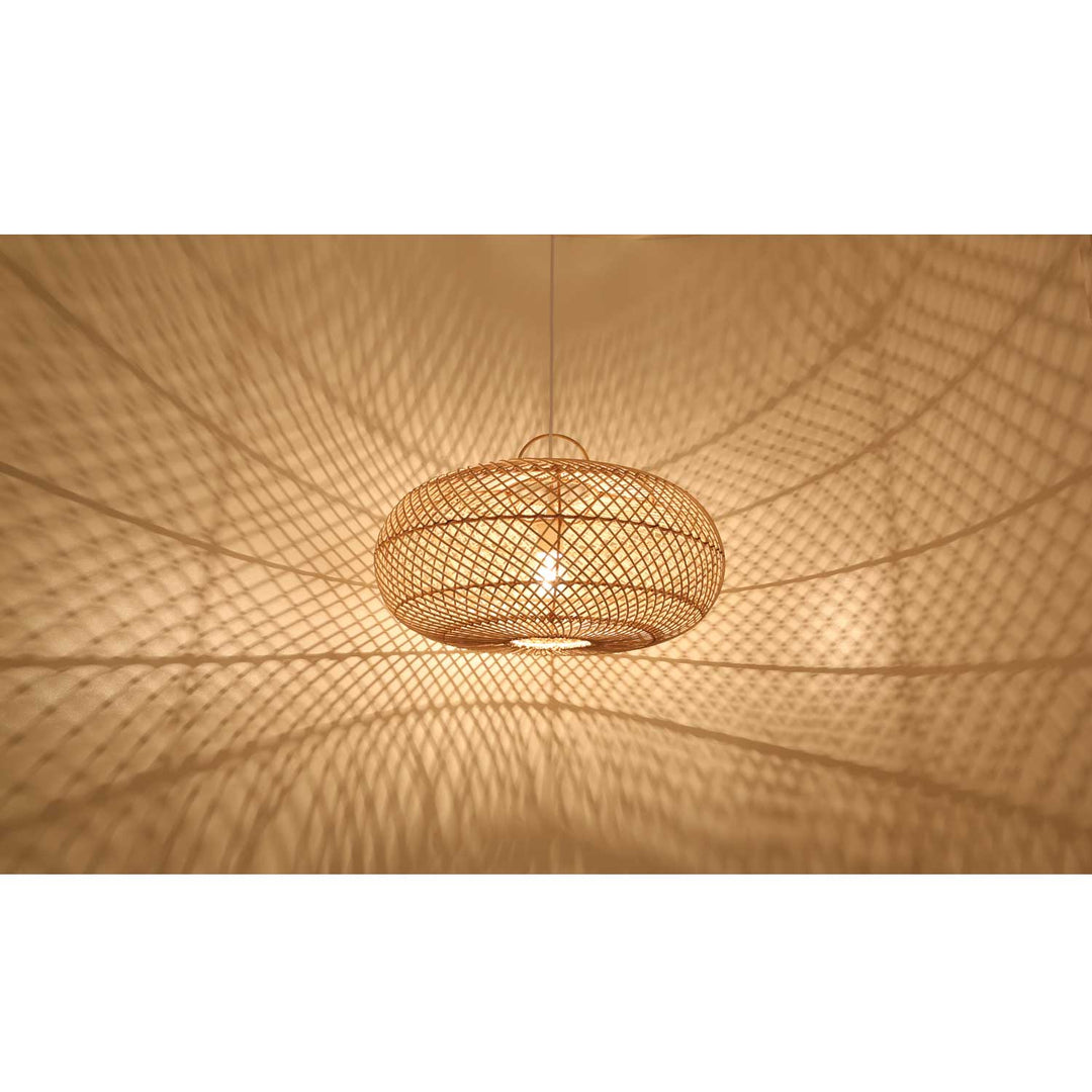 Rattan lampe Esra