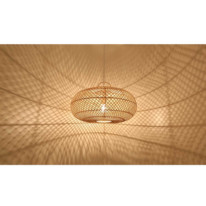 Rattan lampe Esra