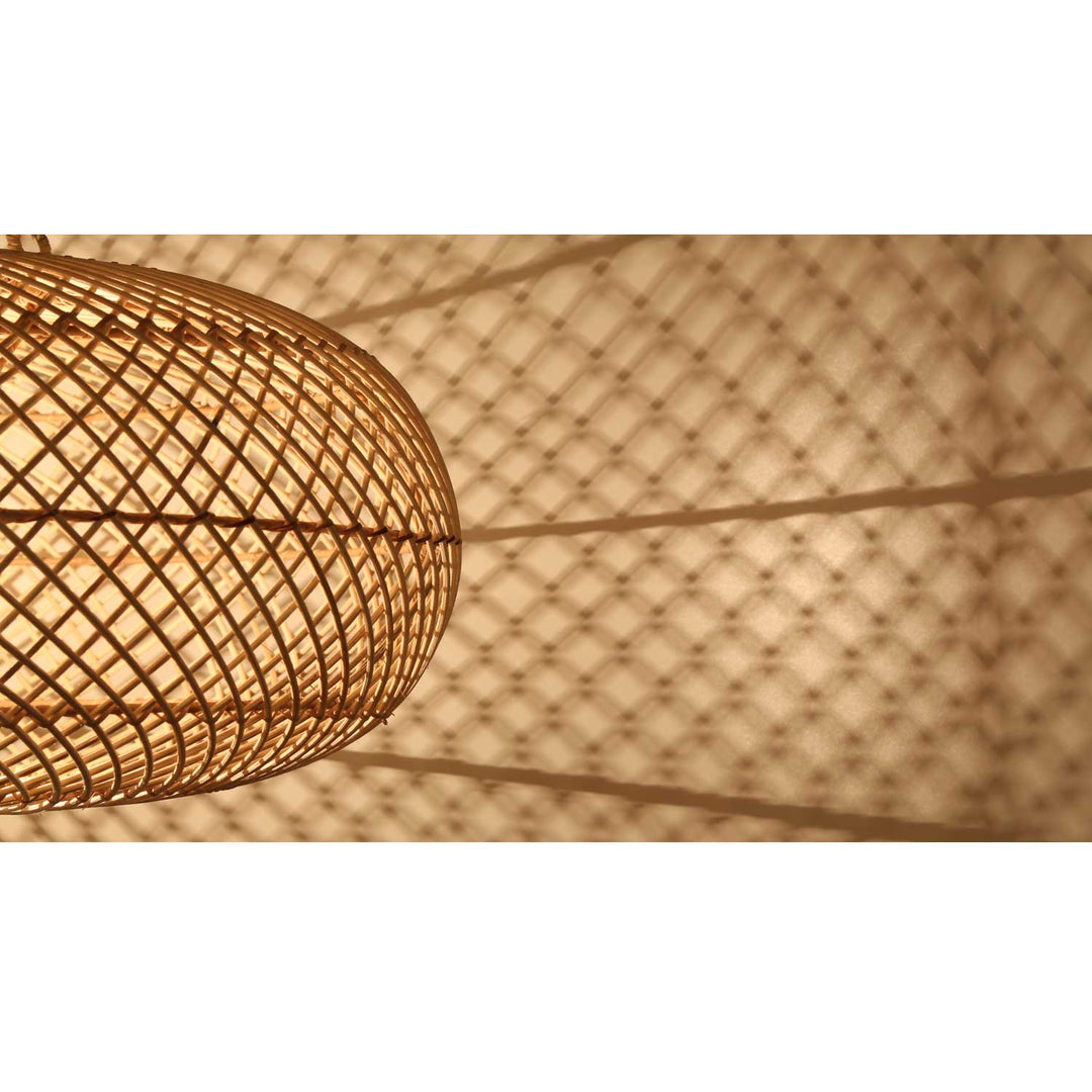 Rattan lampe Esra