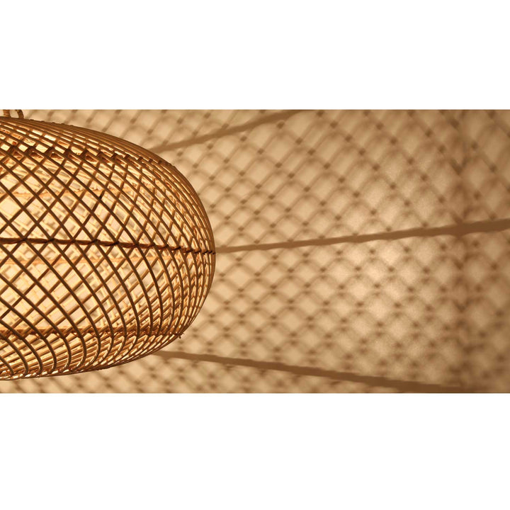 Rattan lampe Esra