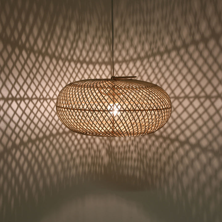 Rattan lampe Esra