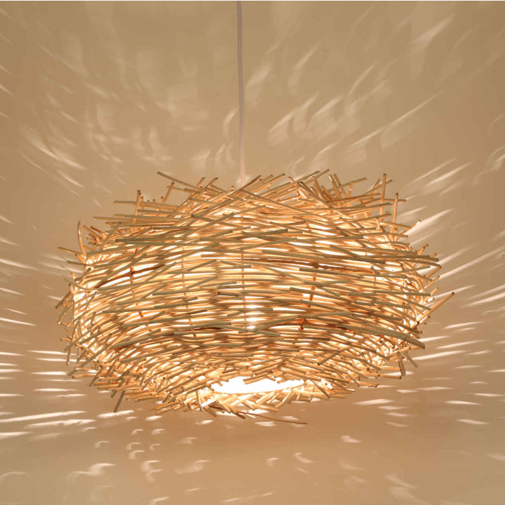 Rattan lampe Mia