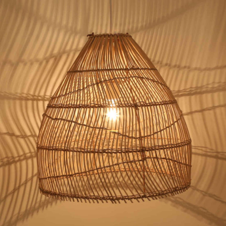 Rattan lampe Nora