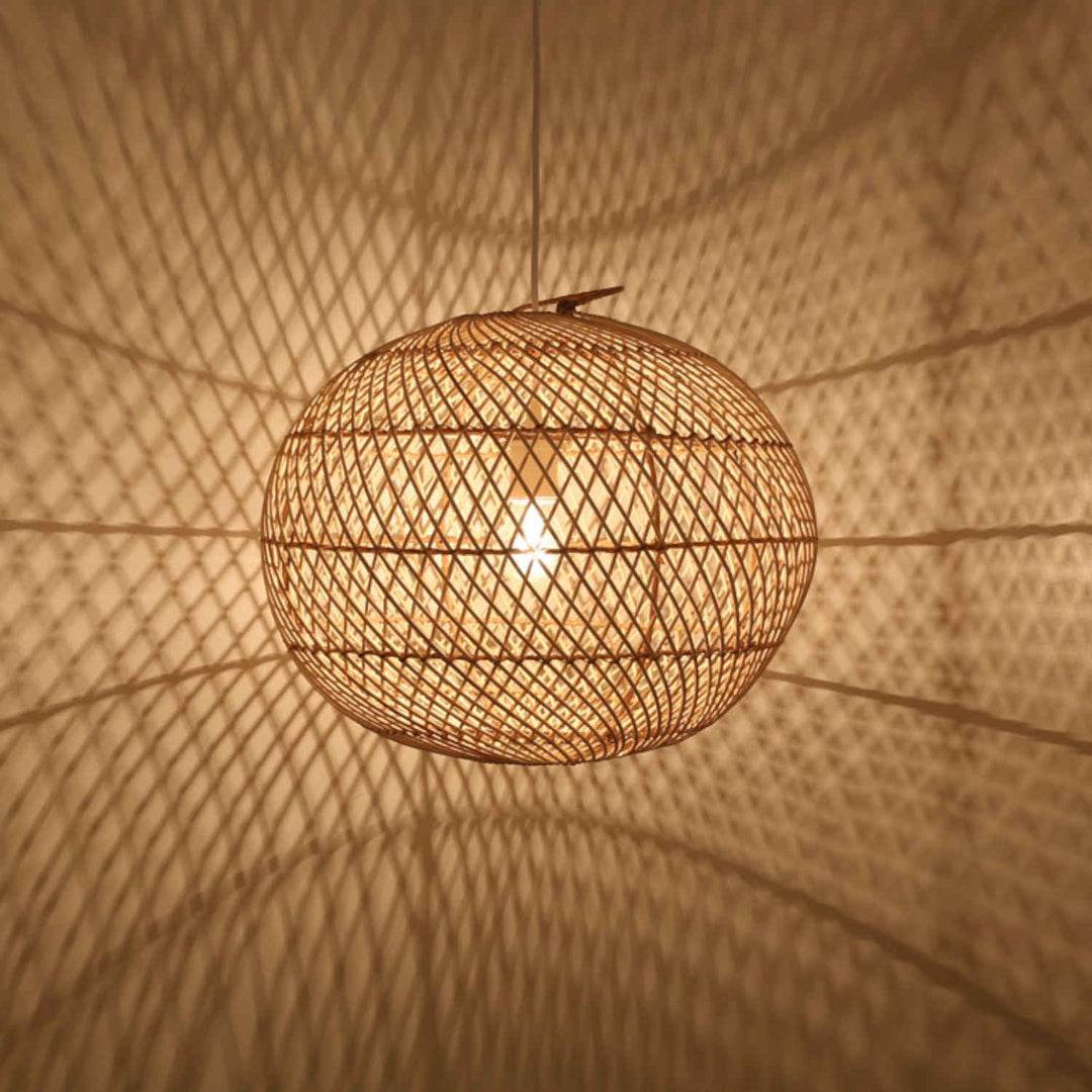 Rattan lampe Ramia